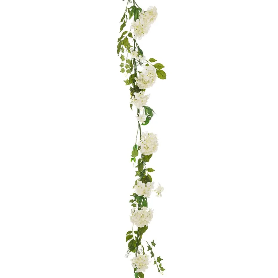 Cream hydrangea garland 2m — catalogue product